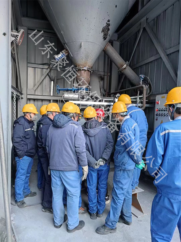 除塵灰輸送驗收成功